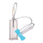 Sol-Care Safety Blood Collection Needle w/ Pre-Attached Holder, 23G x 0.75” (12” Tubing) - Box of 25