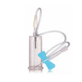 Sol-Care Safety Blood Collection Needle w/ Pre-Attached Holder, 21G x 0.75” (12” Tubing) - Box of 25