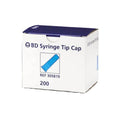 BD Syringe Tip Cap, Blue - Box of 200